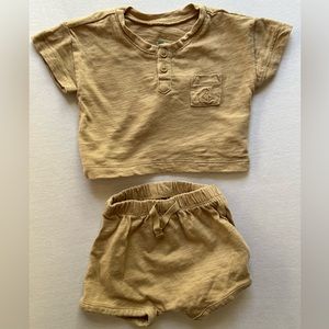 Baby Gap First Favorites Organic Cotton Henley Set (size 0-3 months)